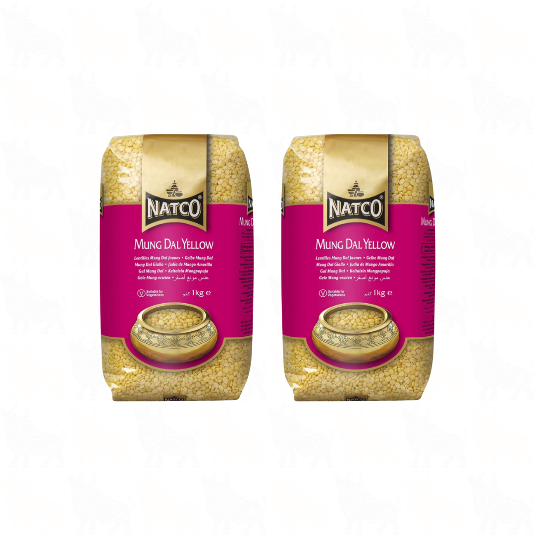 Natco Mung Dal Yellow | 1kg | 2 Pack