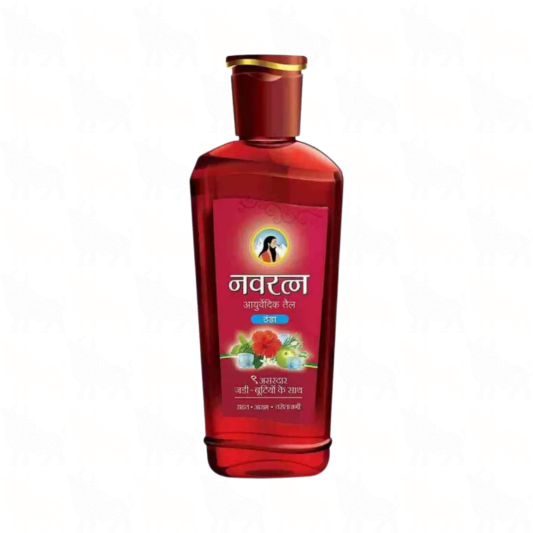 Navratna Ayurvedic Hair Oil (Cool) | 180ml