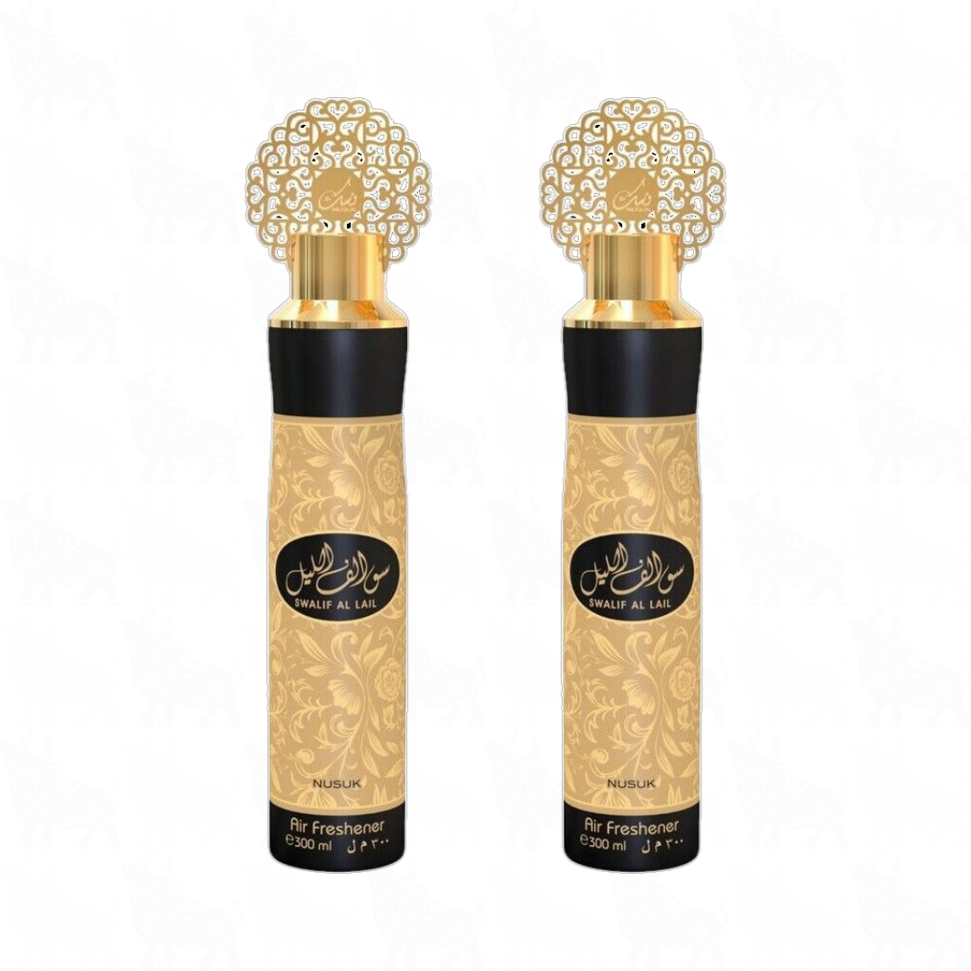 Nusuk Swalif Al Lail Premium Air Freshener | 300ml | 2 Pack