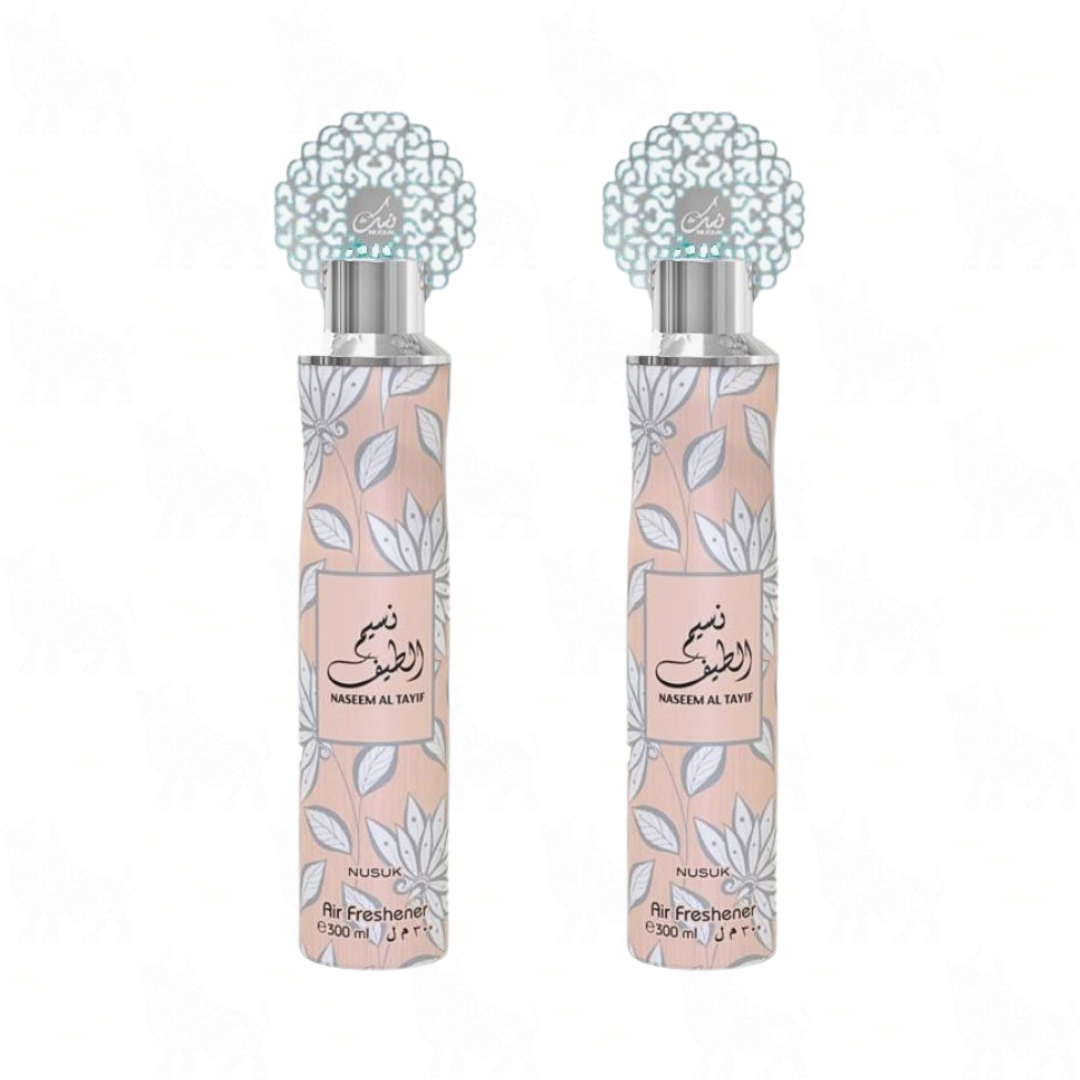 Nusuk Naseem Al Tayif Premium Air Freshener | 300ml | 2 Pack