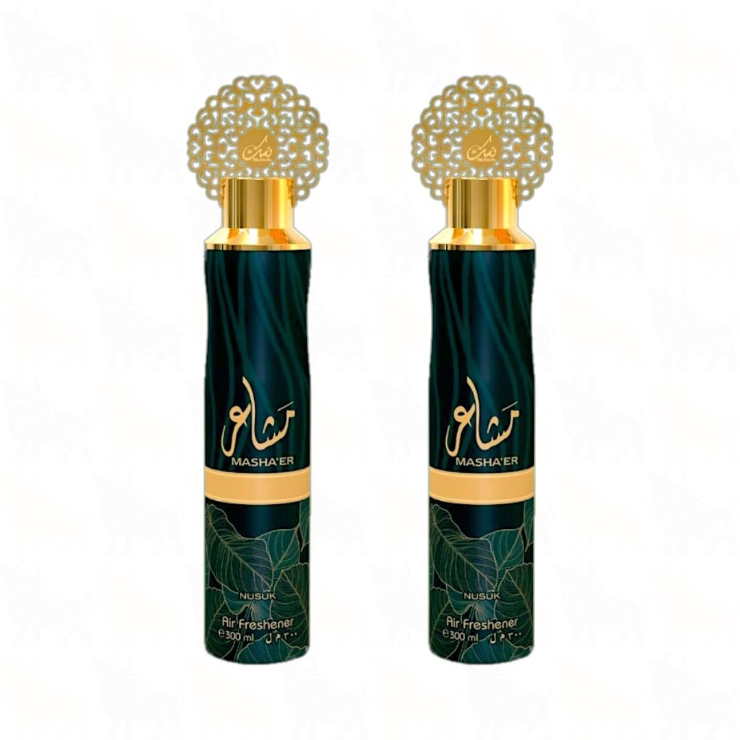 Nusuk Masha'er Premium Air Freshener | 300ml | 2 Pack