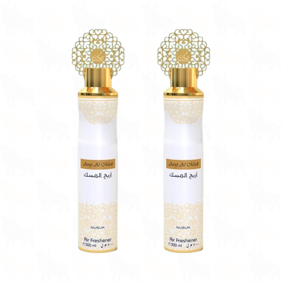 Nusuk Areej Al Musk Premium Air Freshener | 300ml | 2 Pack