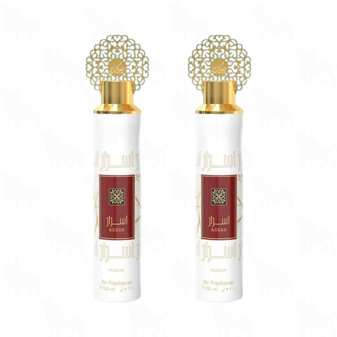 Nusuk Asrar Premium Air Freshener | 300ml | 2 Pack