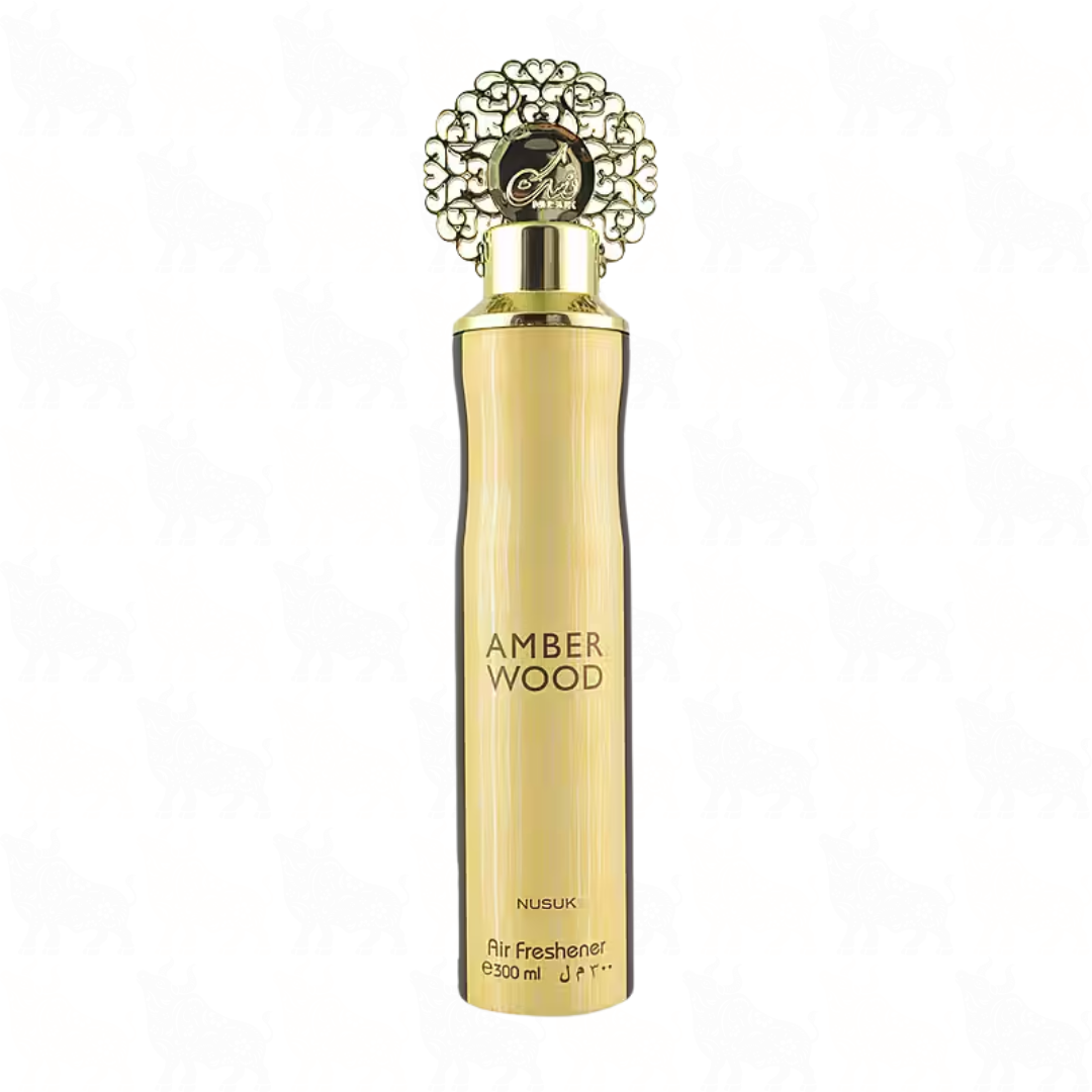 Nusuk Amber Wood Premium Air Freshener | 300ml
