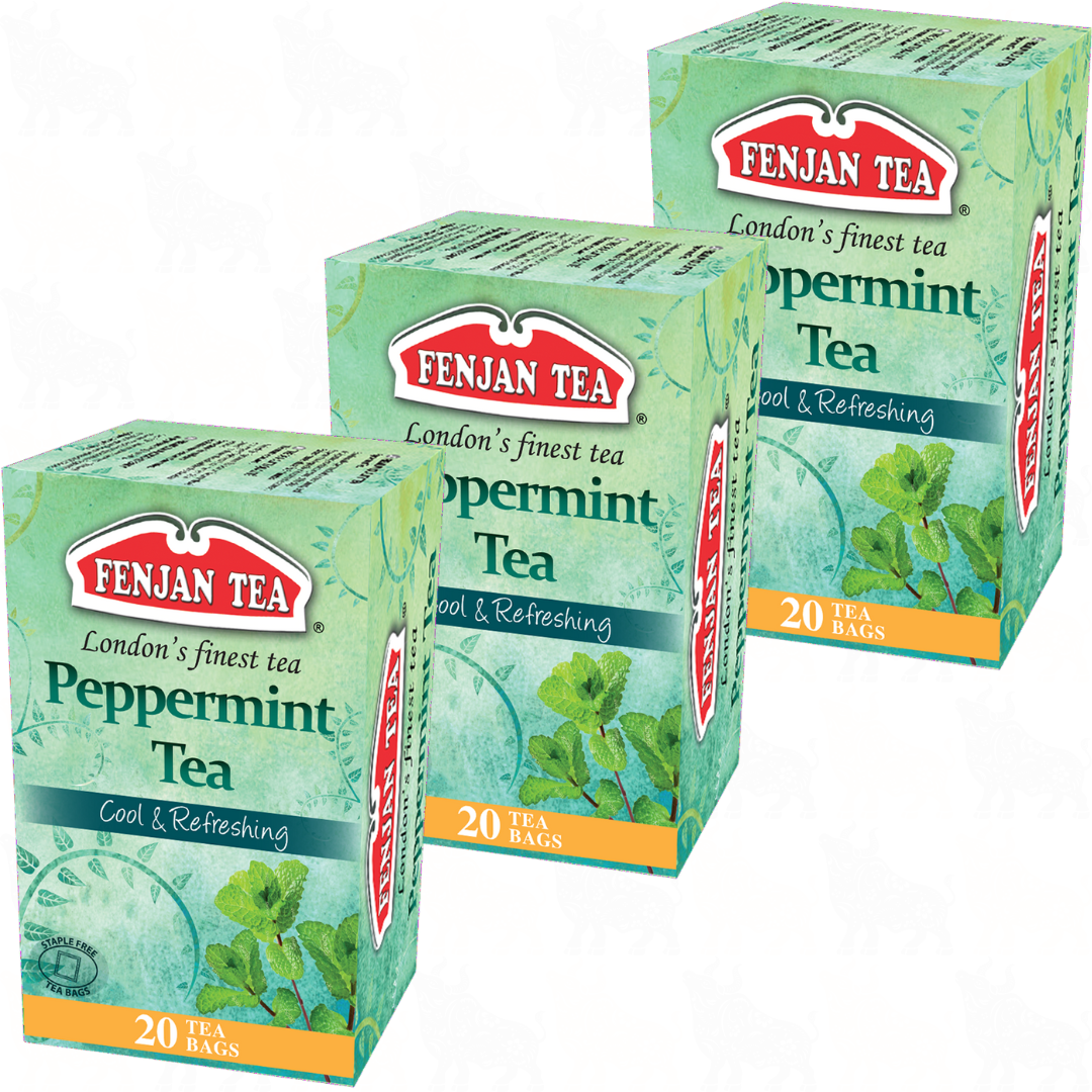 Fenjan Tea Peppermint Tea | 20 Tea Bags | 3 Pack