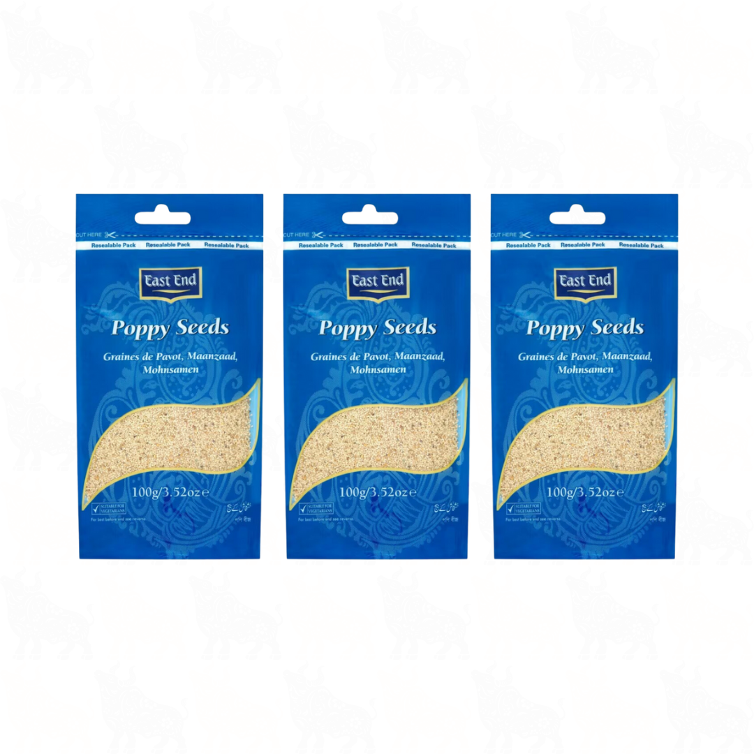 East End Poppy Seeds | 100g | 3 Pack