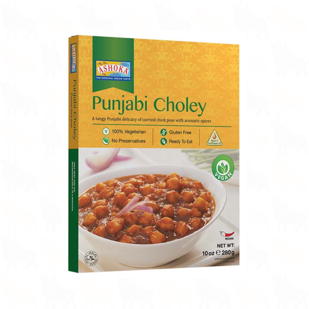 Ashoka Punjabi Choley | 10oz / 280g | Ready to Eat Meal