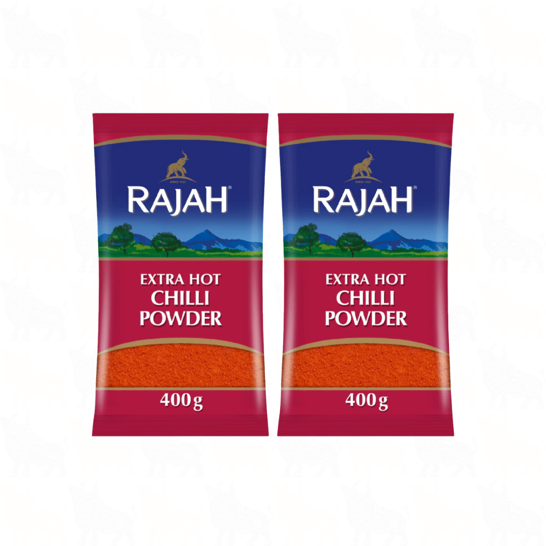 Rajah Extra Hot Chilli Powder | 400g | 2 Pack