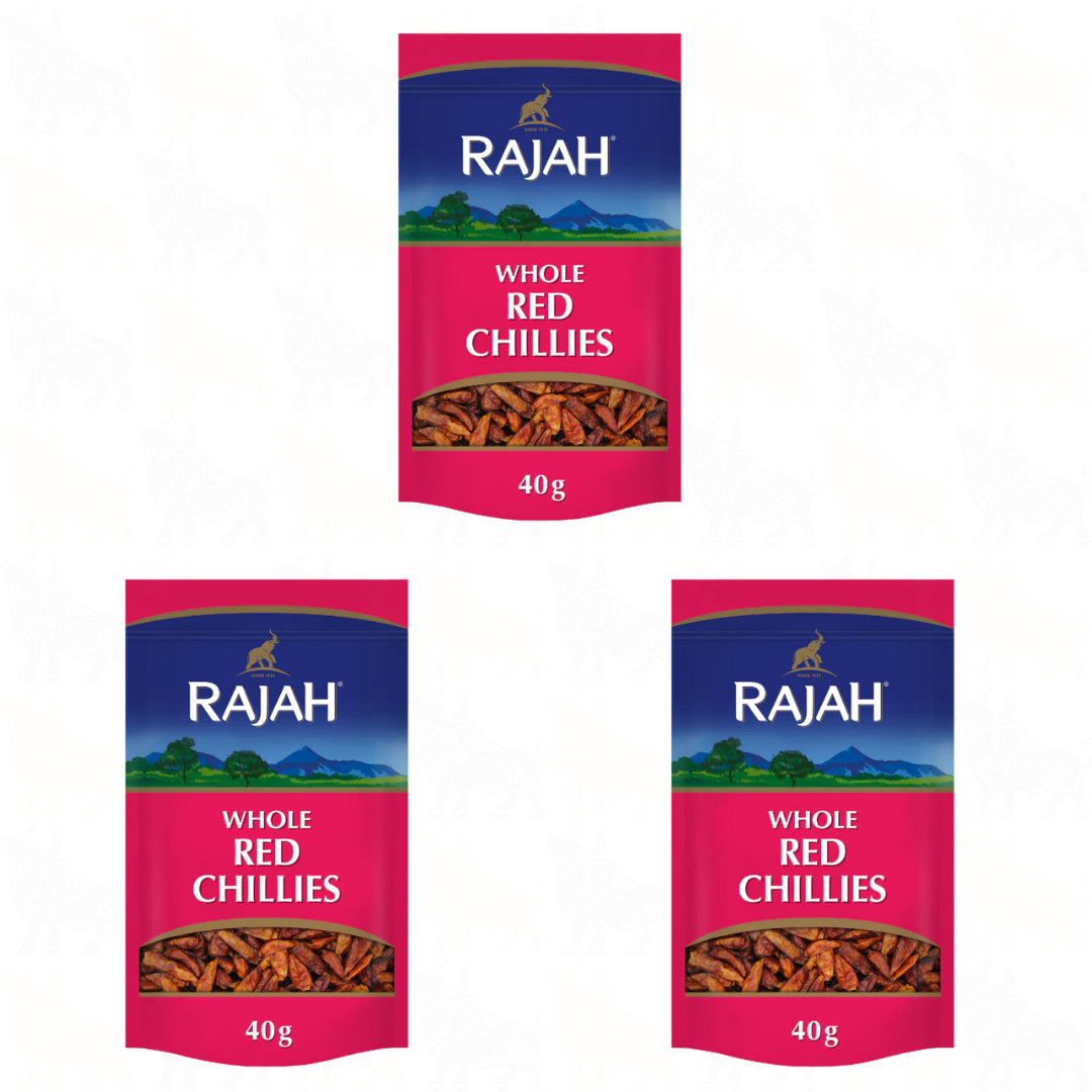 Rajah Whole Red Chillies | 40g | 3 Pack
