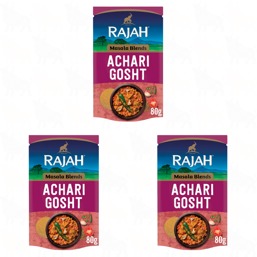 Rajah Achari Gosht Masala Blend | 80g | 3 Pack