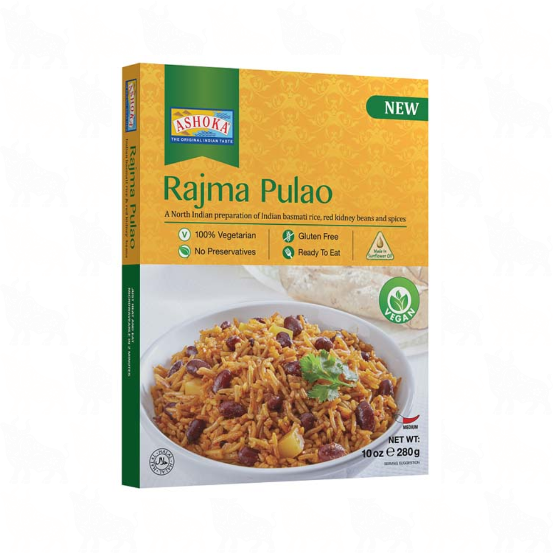 Ashoka Rajma Pulao | 10oz / 280g | Ready to Eat Meal