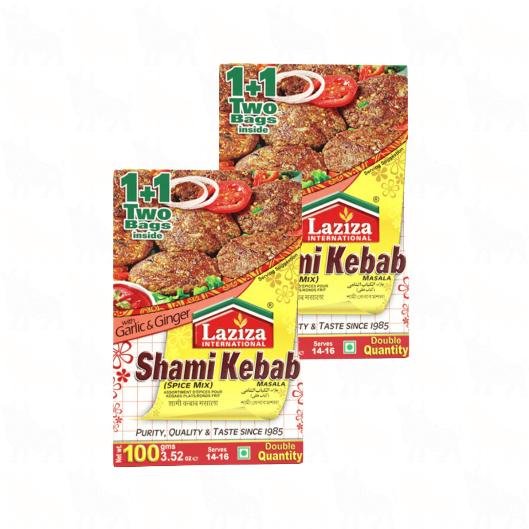 Laziza Shami Kebab Masala | 100g | 2 Pack
