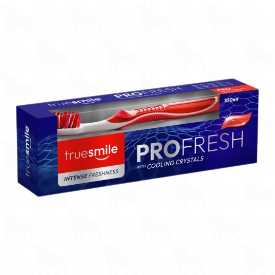 Truesmile ProFresh Toothpaste + Toothbrush (Intense Freshness) | 100ml