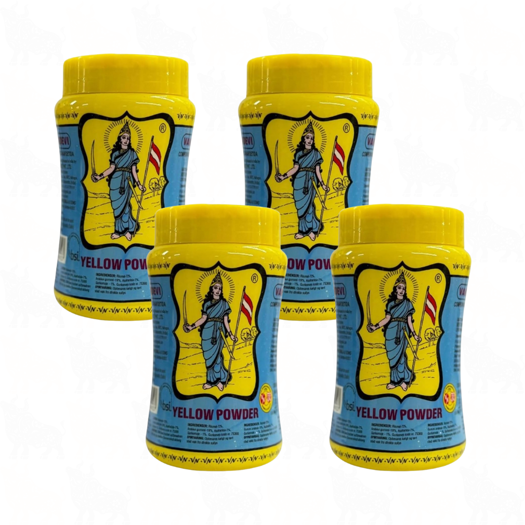 Vandevi Hing Yellow Powder (Compounded Asafoetida) | 50g | 4 Pack