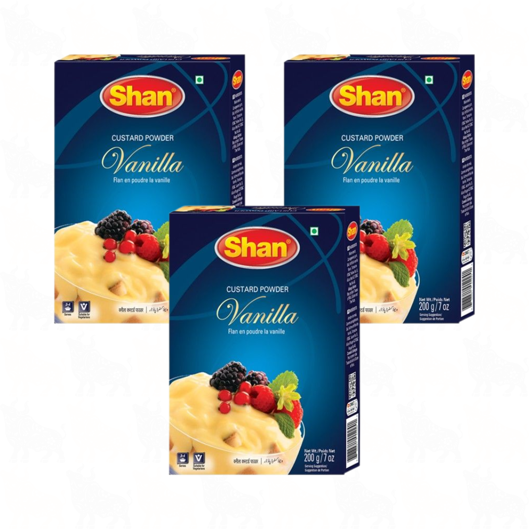 Shan Vanilla Custard Powder | 200g | 3 Pack