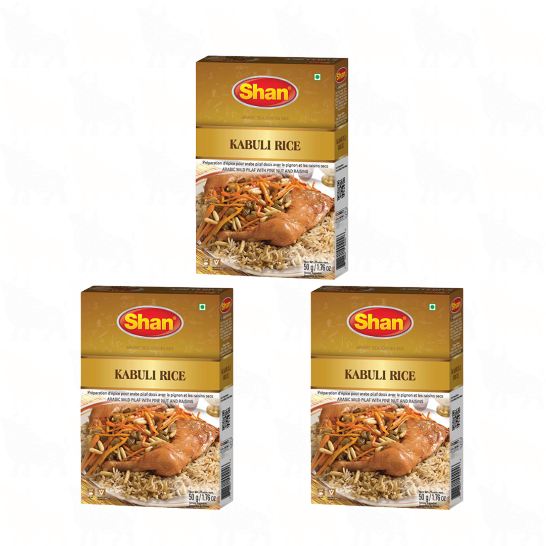 Shan Kabuli Rice | 50g | 3 Pack