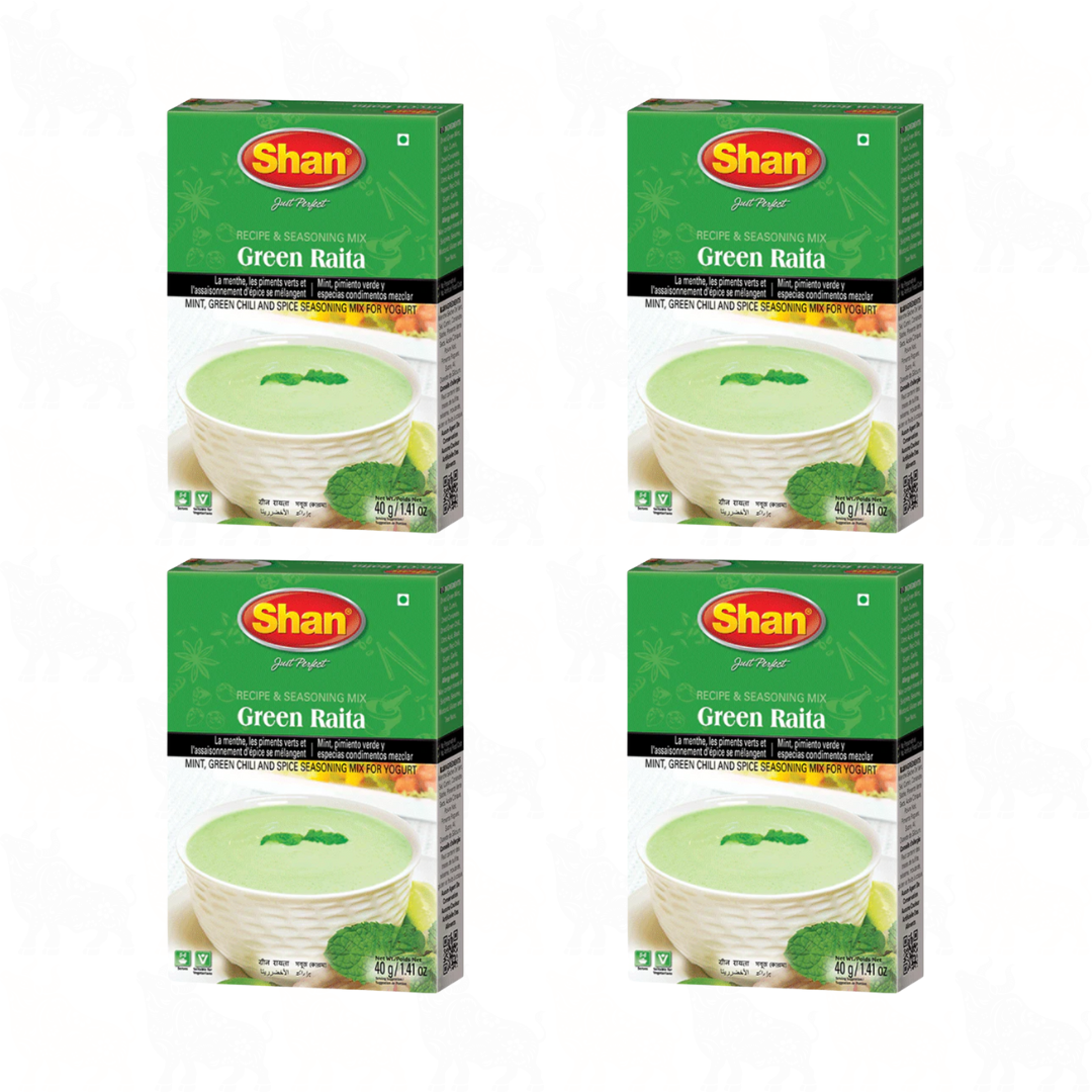 Shan Green Raita | 40g | 4 Pack