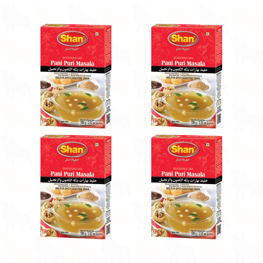 Shan Pani Puri Masala | 100g | 4 Pack