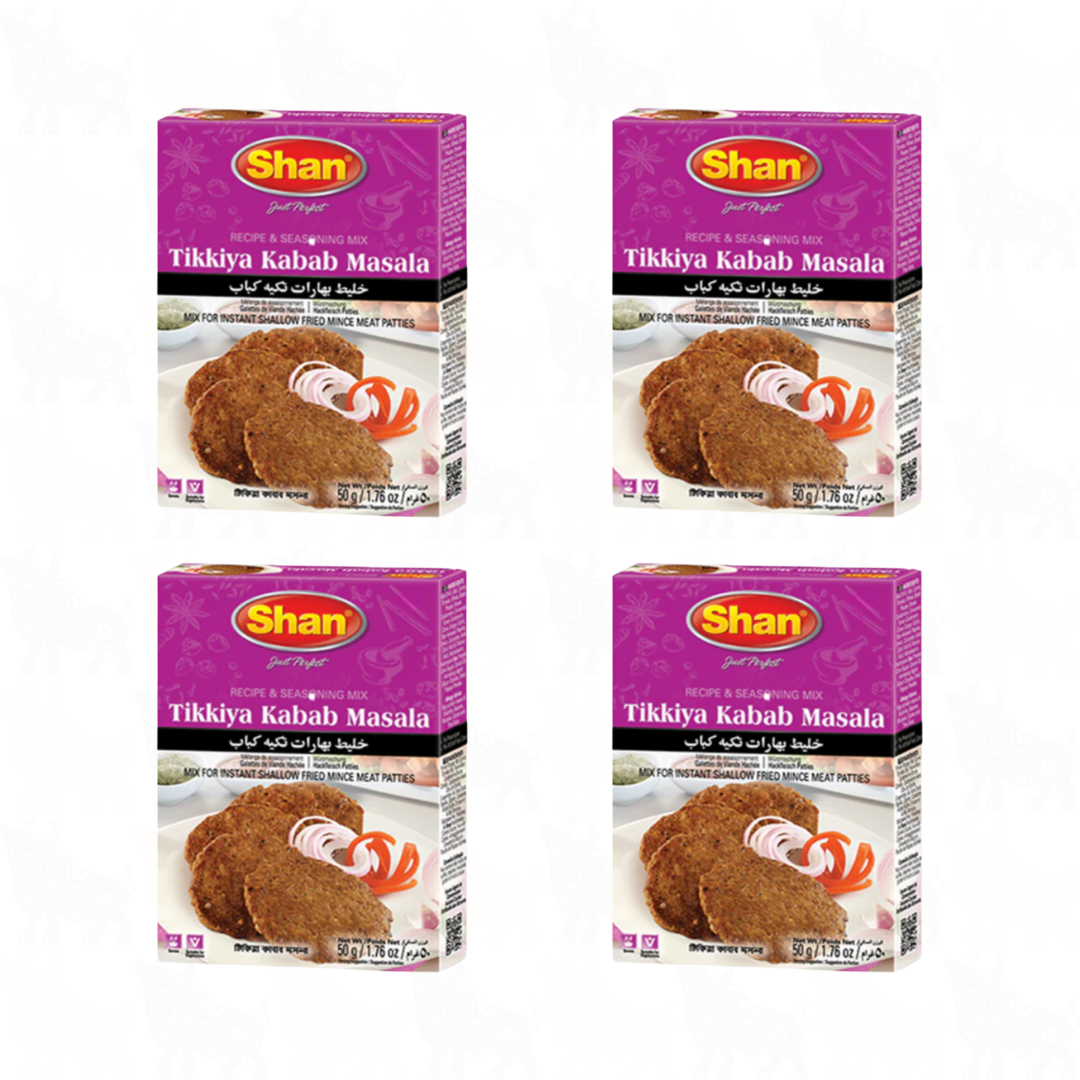 Shan Tikkiya Kabab Masala | 50g | 4 Pack