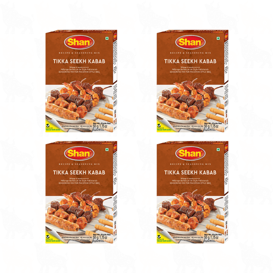 Shan Tikka Seekh Kabab | 50g | 4 Pack
