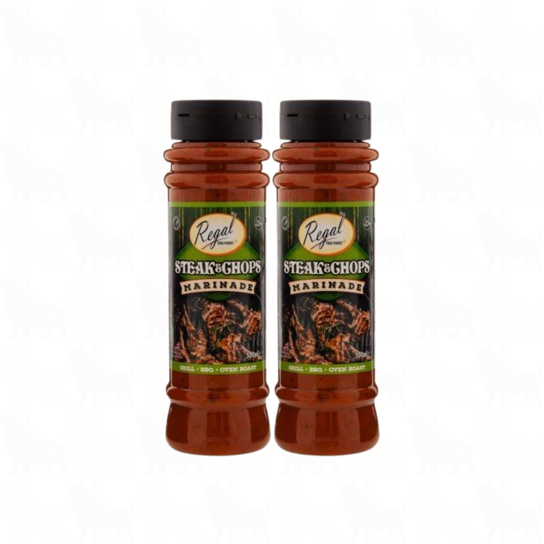Regal Steak & Chops Marinade (Ready To Use) | 500ml | 2 Pack