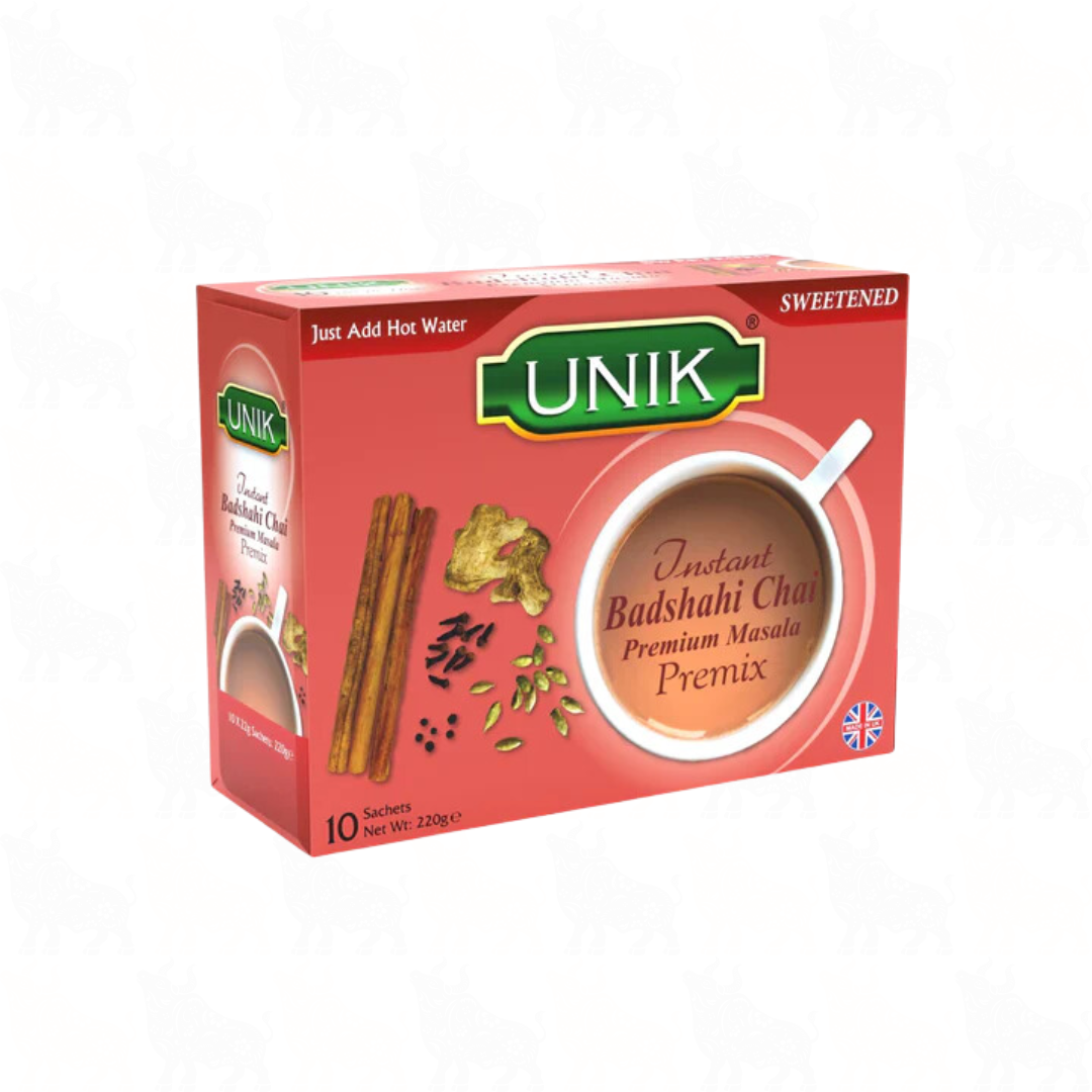 Unik Badshahi Chai (Sweetened) | 10 Premix Sachets