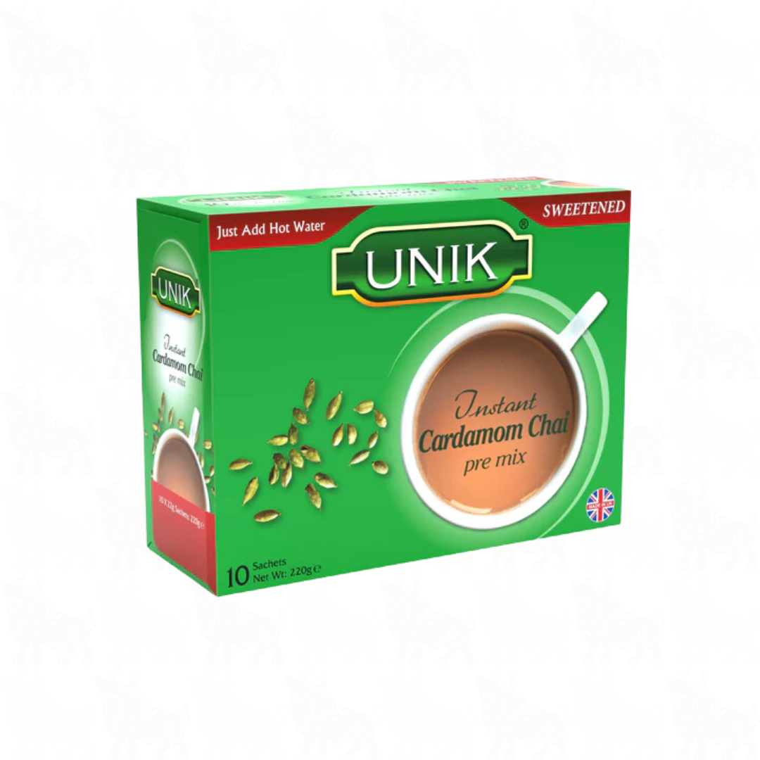 Unik Cardamom Chai (Sweetened) | 10 Premix Sachets