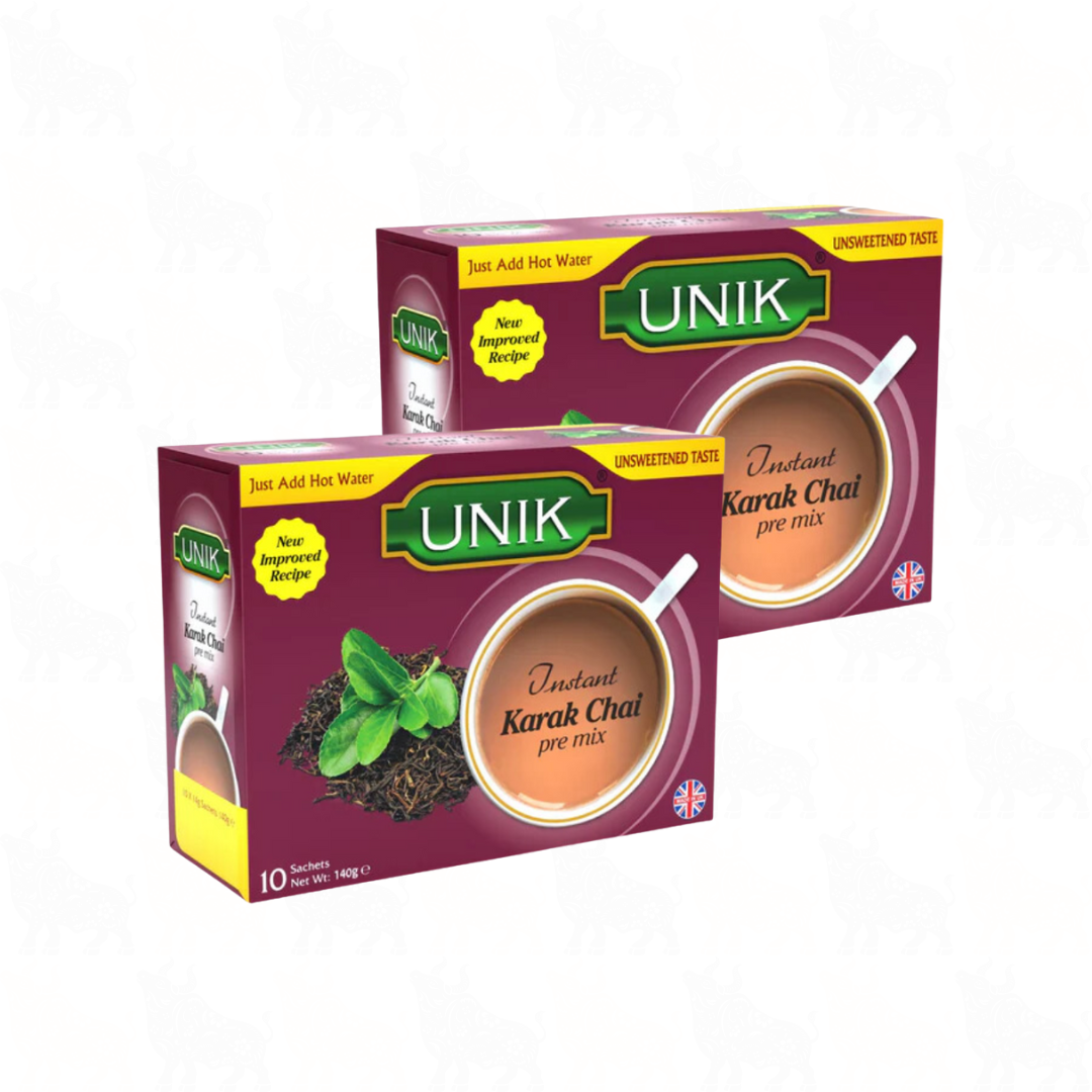 Unik Karak Chai (Unsweetened) | 10 Premix Sachets | 2 Pack