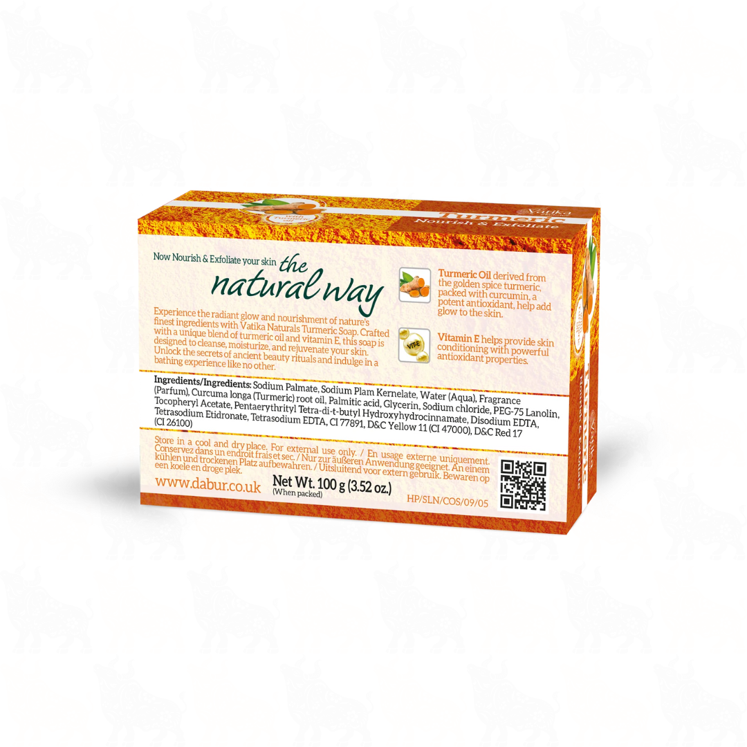 Vatika Natural Turmeric Soap | 100g