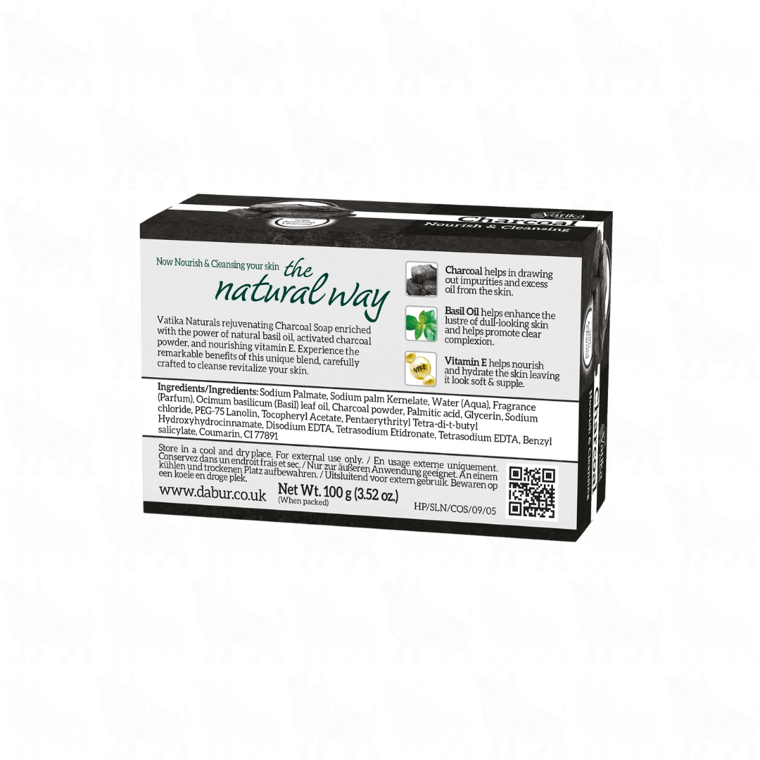 Vatika Natural Charcoal Soap | 100g