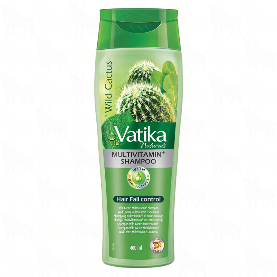 Vatika Naturals Wild Cactus Multivitamin+ Shampoo | 400ml