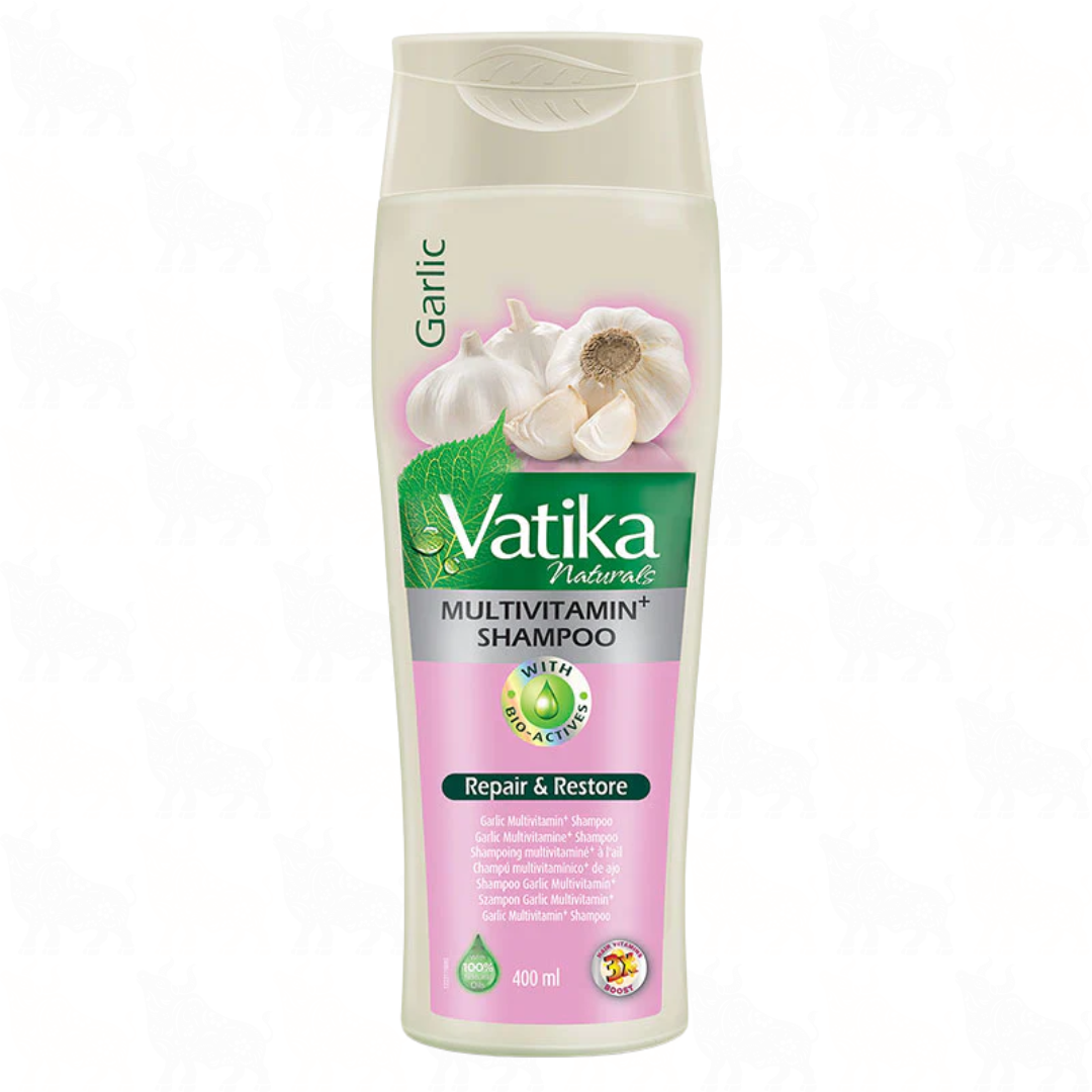 Vatika Naturals Garlic Multivitamin+ Shampoo | 400ml