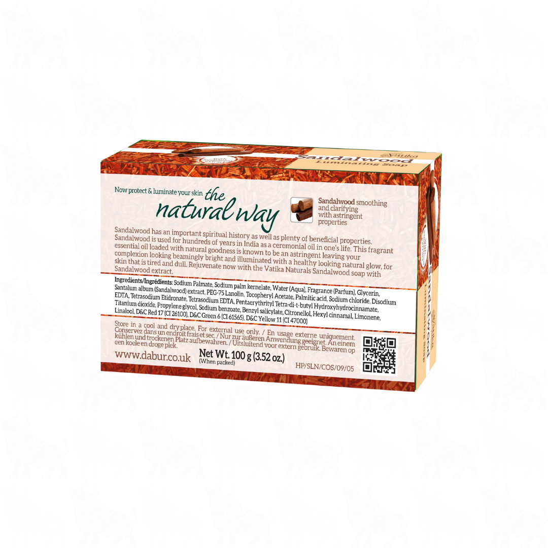 Vatika Natural Sandalwood Soap | 100g