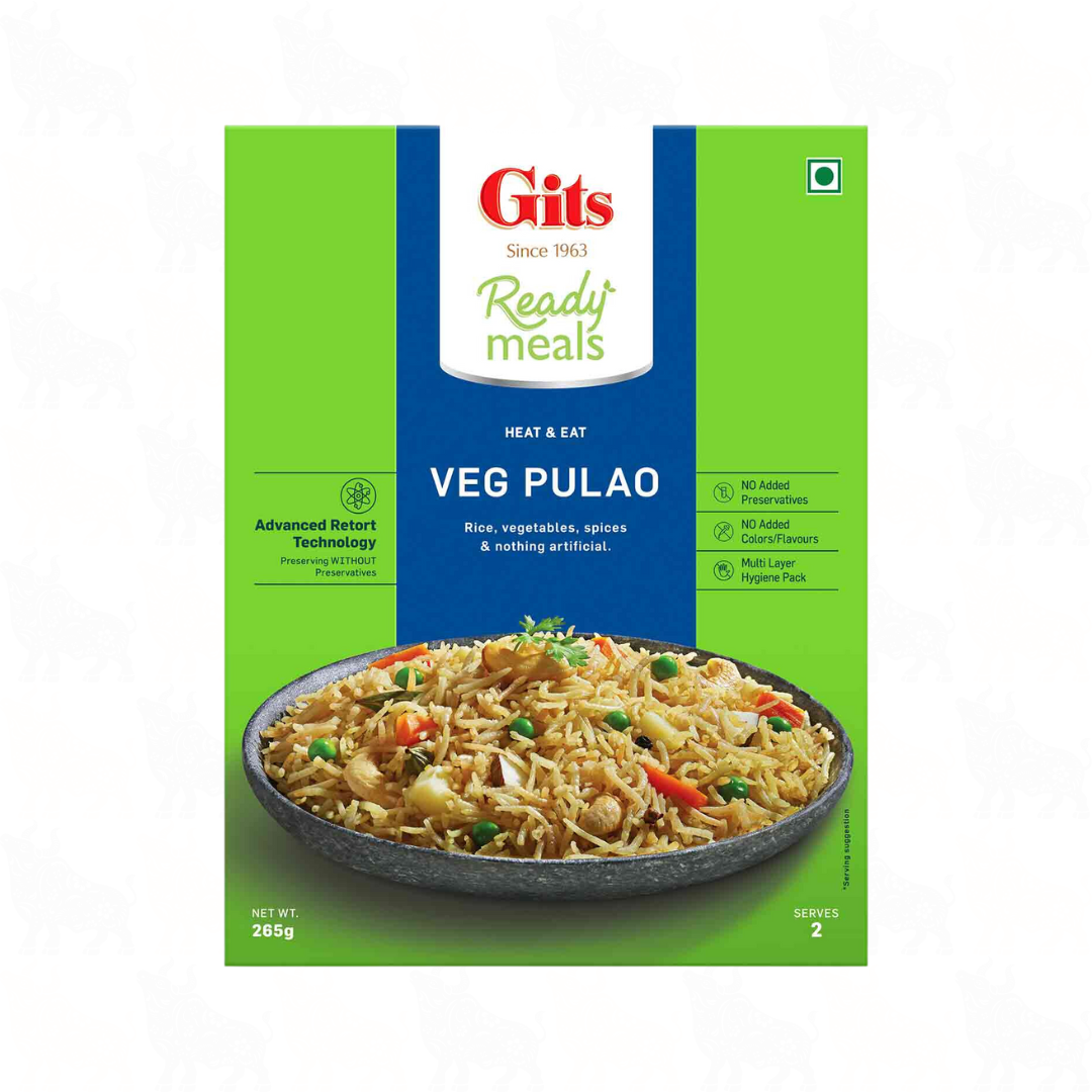 Gits Veg Pulao | 265g | Ready Meal