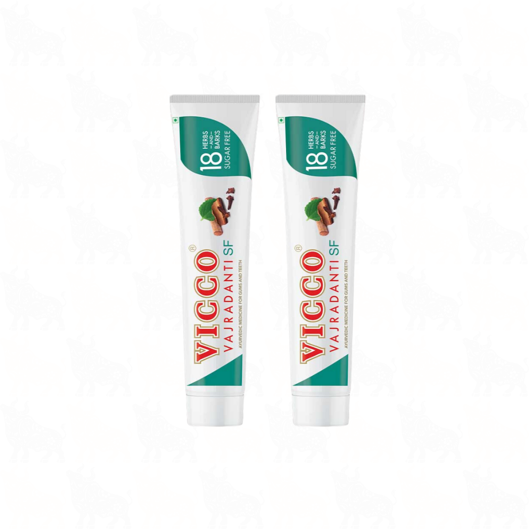 Vicco Vajradanti SF Toothpaste (Sugar Free) | 200g | 2 Pack