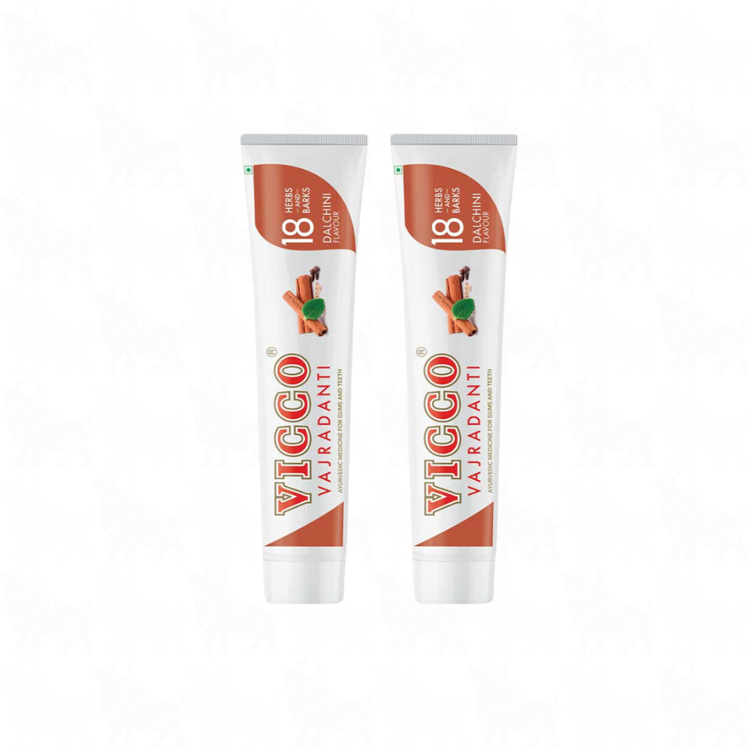 Vicco Vajradanti Cinnamon Toothpaste | 200g | 2 Pack