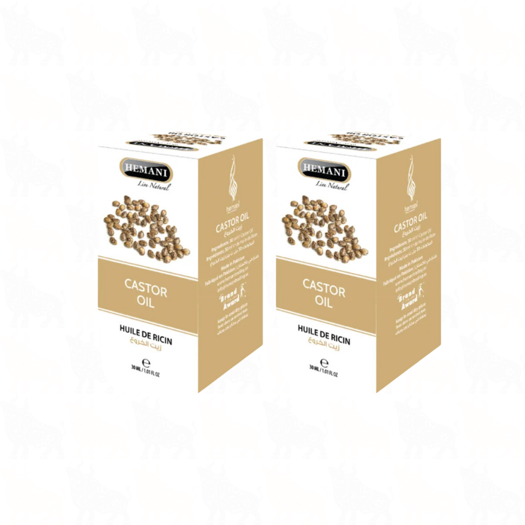 Hemani Castor Oil | 30ml | (Huile De Ricin) | 2 Pack