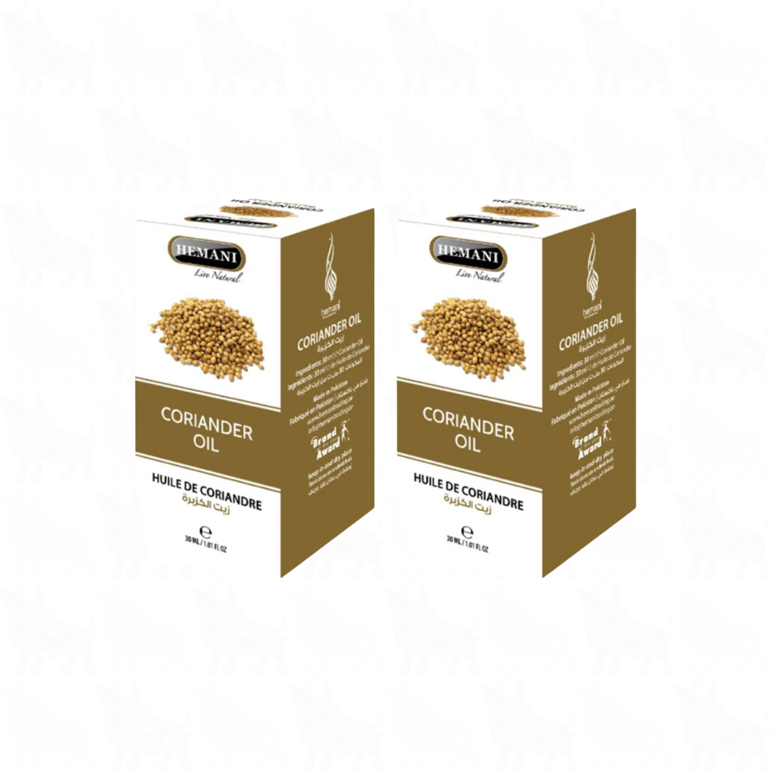 Hemani Coriander Oil | 30ml | (Huile De Clou De Coriandre) | 2 Pack
