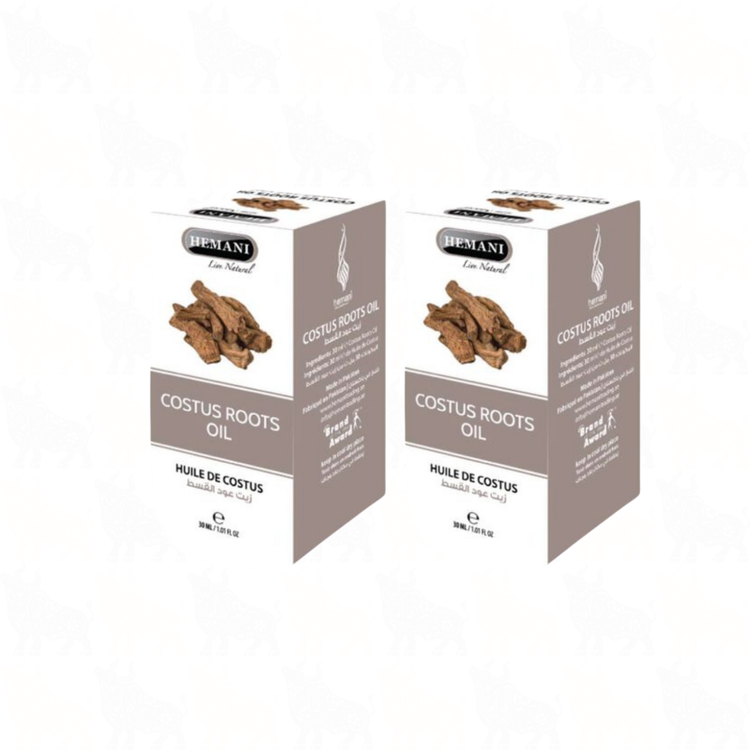 Hemani Costus Roots Oil | 30ml | (Huile De Clou De Costus) | 2 Pack