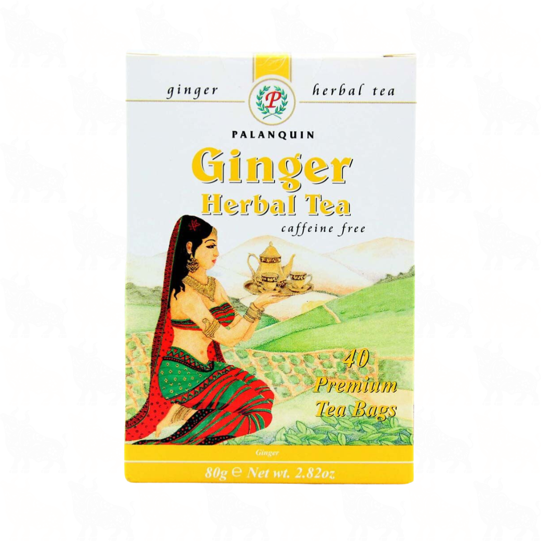 Palanquin Ginger Herbal Tea | 40 Tea Bags