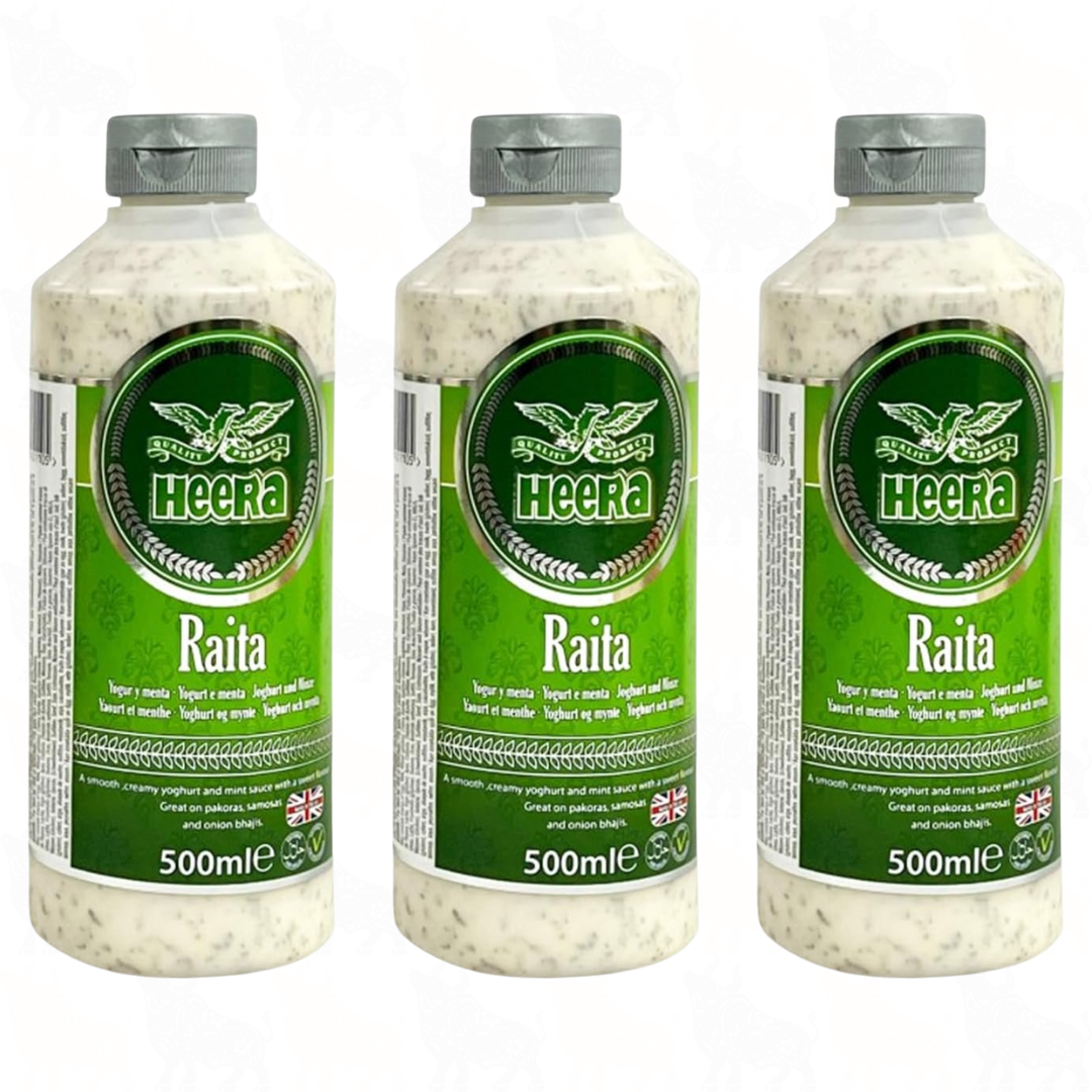 Heera Raita (Yoghurt Sauce) | 500ml | 3 Pack