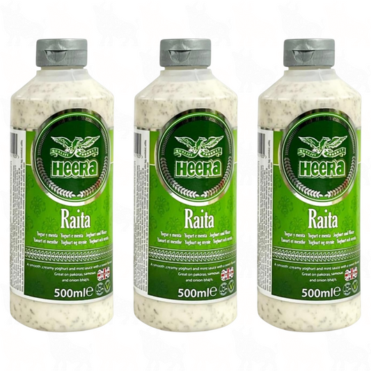 Heera Raita (Yoghurt Sauce) | 500ml | 3 Pack