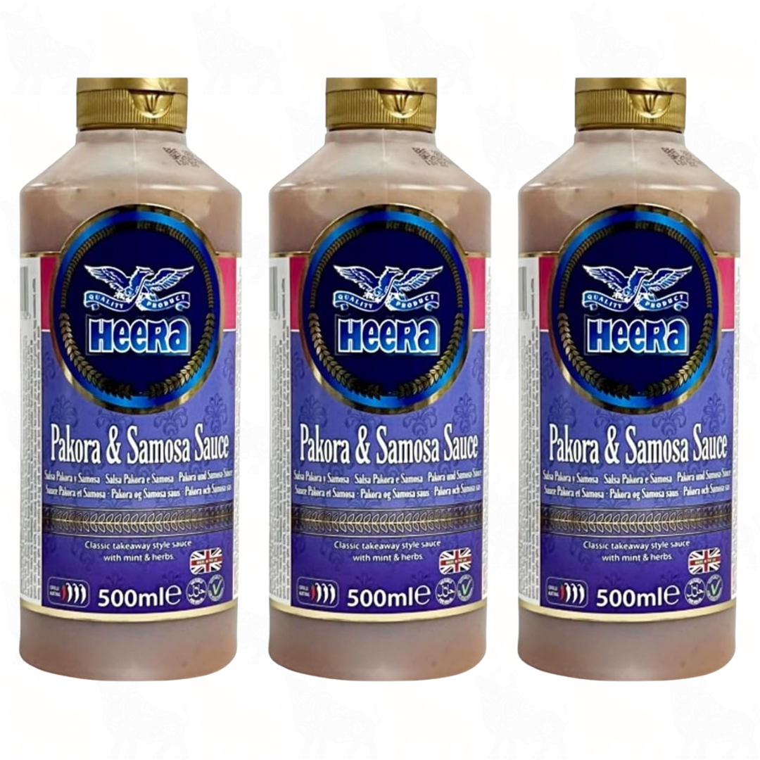 Heera Pakora & Samosa Sauce | 500ml | 3 Pack