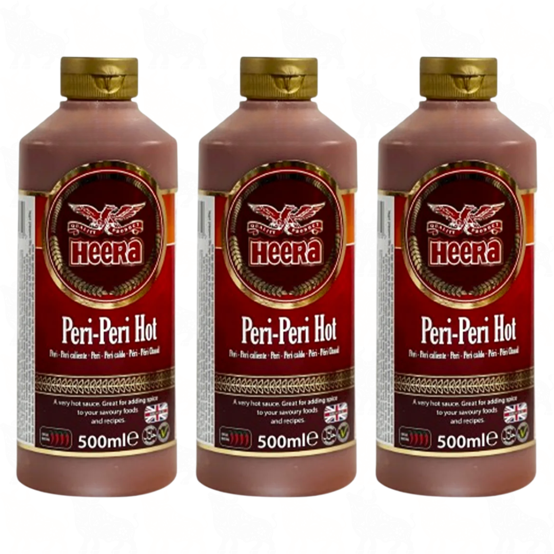 Heera Peri-Peri Hot Sauce | 500ml | 3 Pack