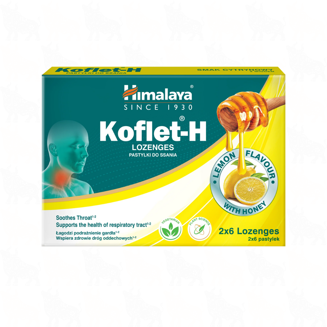 Himalaya Koflet-H Lemon Flavour Lozenges | 2x6s