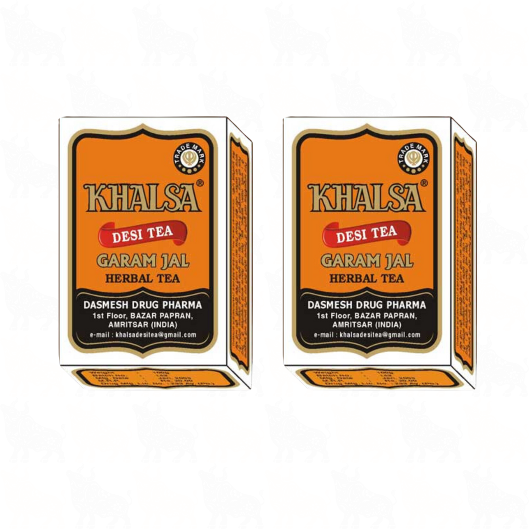 Khalsa Desi Tea (Garam Jal) | 100g | 2 Pack