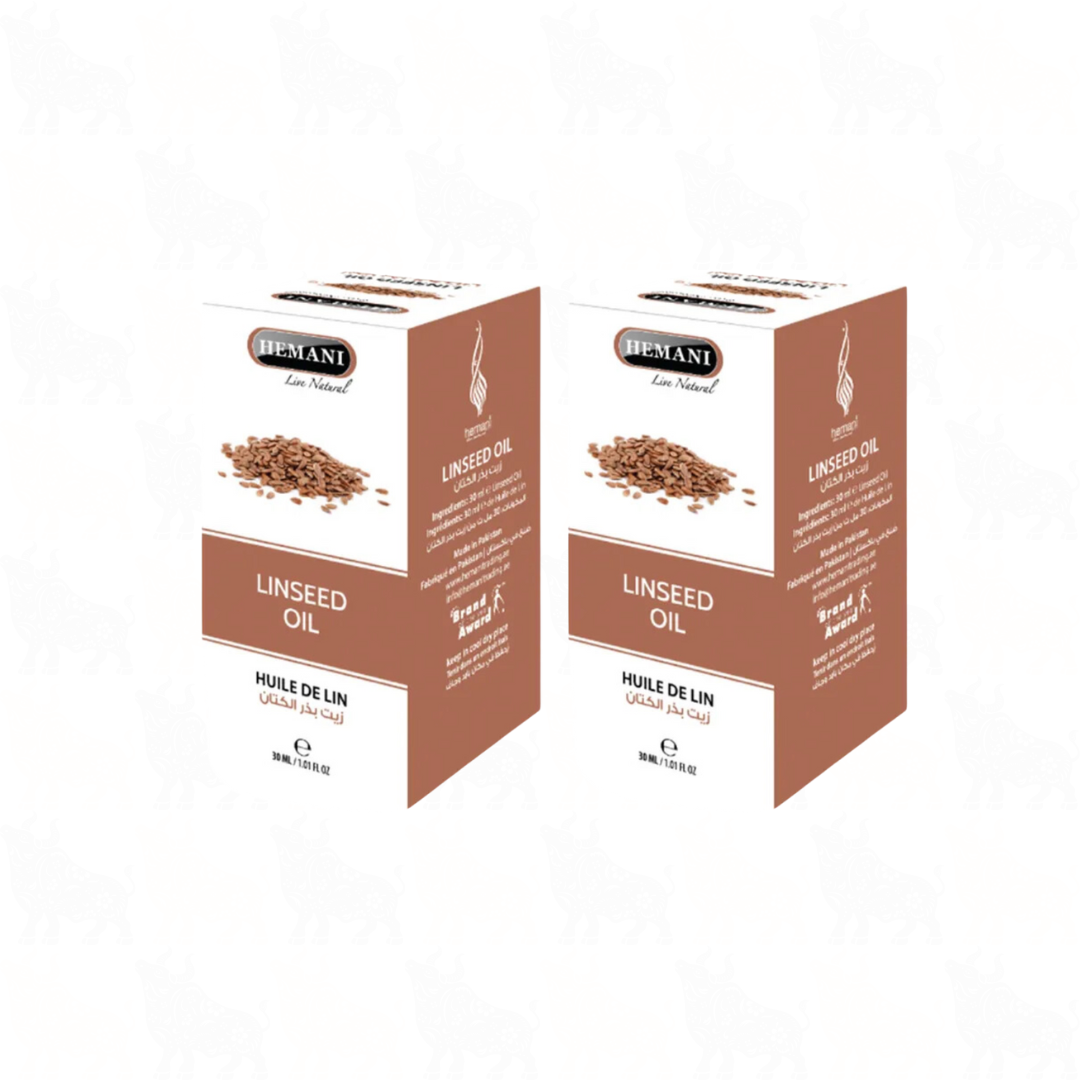 Hemani Linseed Oil | 30ml | (Huile De Lin) | 2 Pack