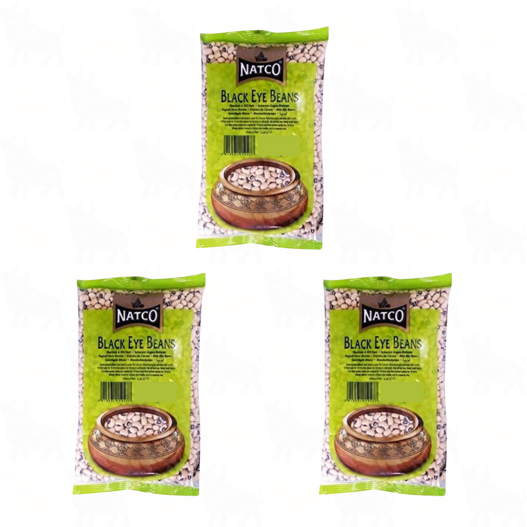 Natco Black Eye Beans | 500g | 3 Pack