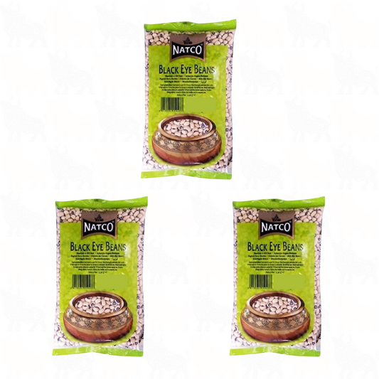 Natco Black Eye Beans | 500g | 3 Pack