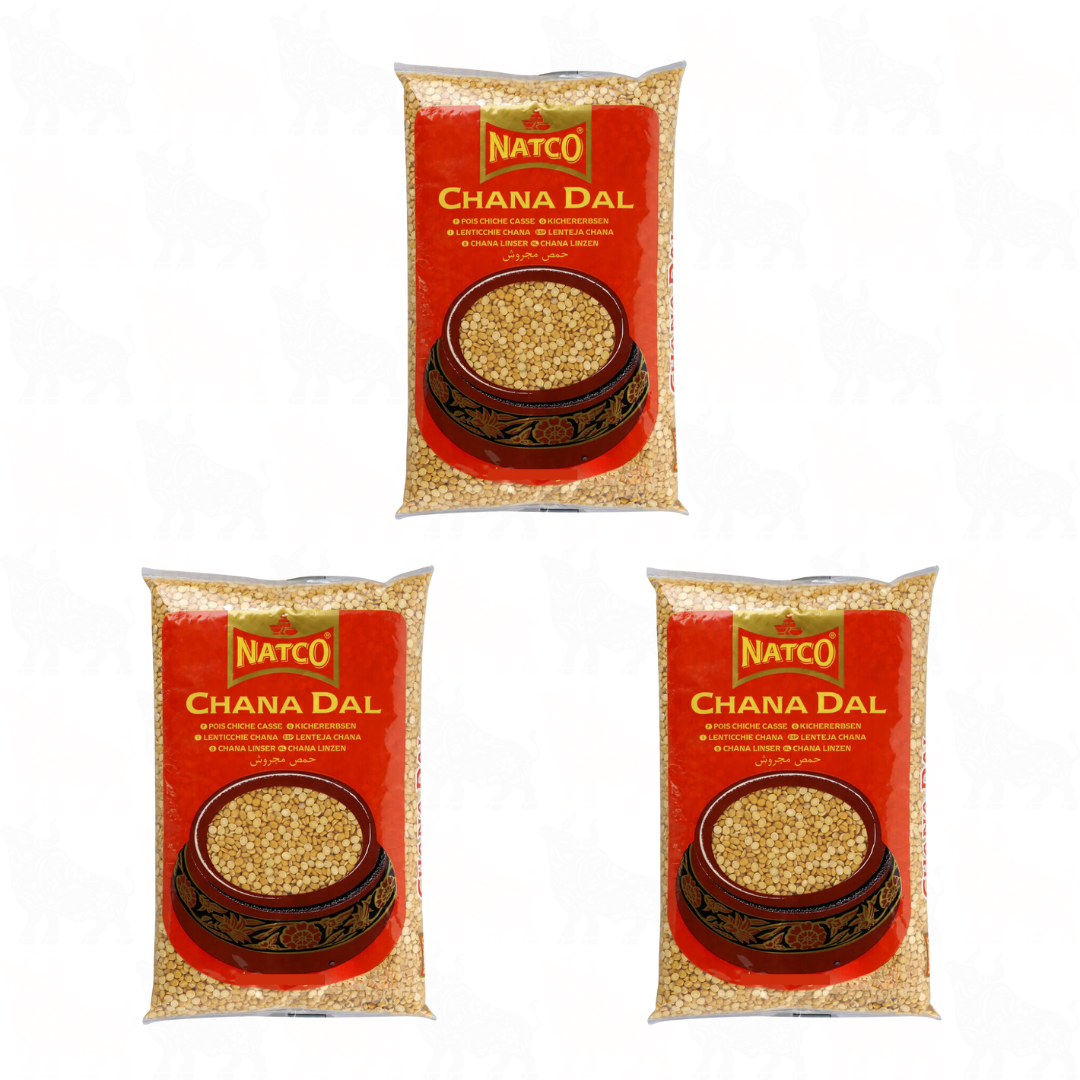 Natco Chana Dal | 500g | 3 Pack